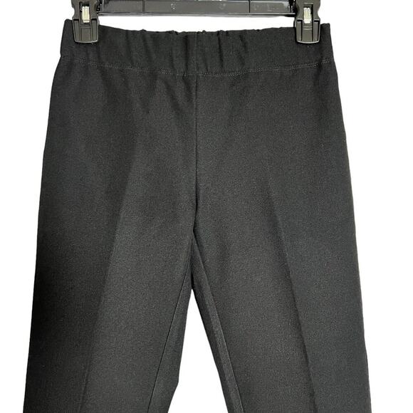 JOSEPH Gabardine Pull-On Slim Pant SIZE 36 US 4 Black Elastic Waist FRANCE - Picture 4 of 10